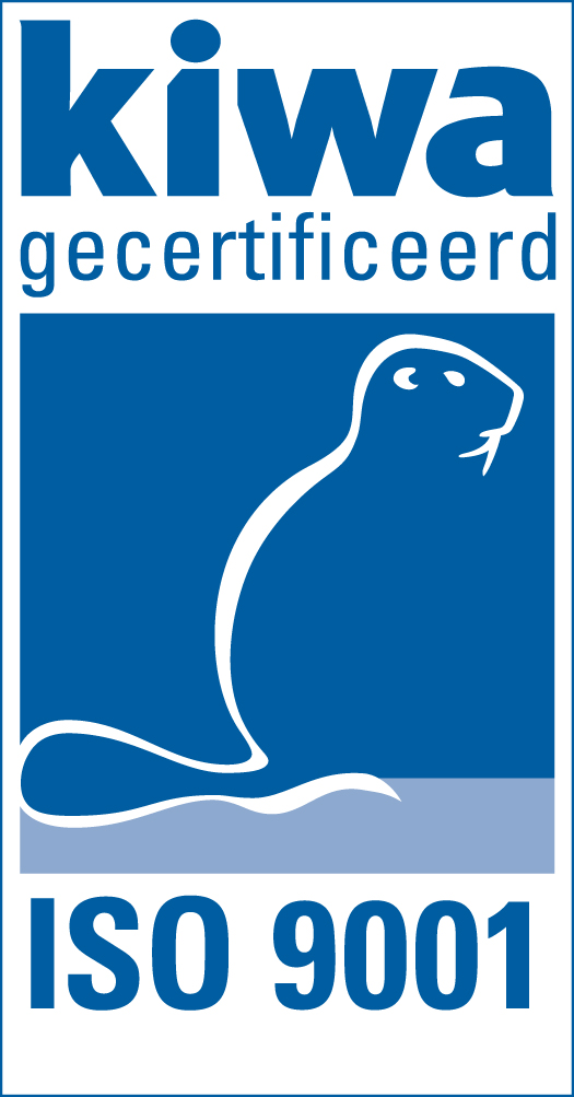 KIWA gecertificeerd ISO 9001